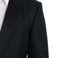 Black Wool Single Breasted  MARTINI Blazer