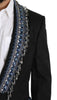 Black Beads Embellished 2 Piece MARTINI Suit