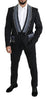 Black Beads Embellished 2 Piece MARTINI Suit