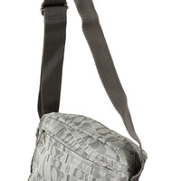 Gray Printed Shoulder Sling Purse Crossbody Fabric  Bag