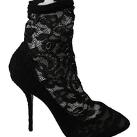 Black Lace Taormina High Pumps Shoes