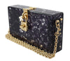 Purple Plexiglass Taormina Lace Clutch Bag BOX