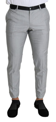 Dress Trouser Gray Silk Slim Fit SARTORIA Pants