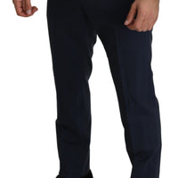 Dark Blue Slim Fit Formal Trouser Pants
