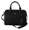 Black Leather Handbag Womens Shoulder Strap Bag