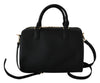 Black Leather Handbag Womens Shoulder Strap Bag