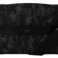 Black Green Camouflage Laptop Shoulder Strap Messenger Bag