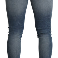 Blue Slim Fit Denim Classic Stretch Jeans