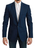 Blue Slim Fit Formal MARTINI Blazer