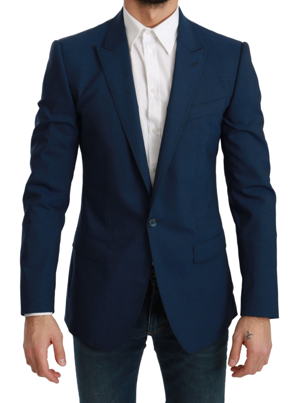 Blue Slim Fit Formal MARTINI Blazer