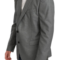 Gray Slim Fit Formal MARTINI Blazer