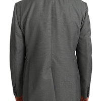 Gray Slim Fit Formal MARTINI Blazer