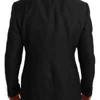 Black Slim Fit Formal Jacket MARTINI Blazer