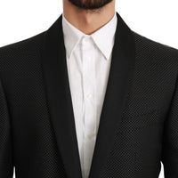 Black Slim Fit Formal Jacket MARTINI Blazer