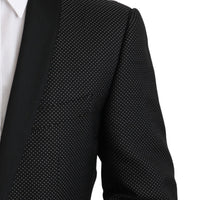 Black Slim Fit Formal Jacket MARTINI Blazer