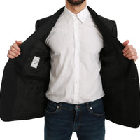 Black Slim Fit Formal Jacket MARTINI Blazer
