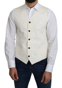 Off-White 100% Silk Formal Coat Vest