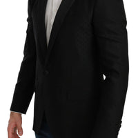 Black Slim Fit Coat Jacket MARTINI Blazer