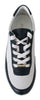 Monza Navy Mix Leather Sneakers