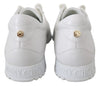 Monza White Leather Sneakers