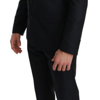 Blue Slim Fit 2 Piece MARTINI Wool Suit