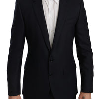 Blue Slim Fit 2 Piece Wool MARTINI Suit