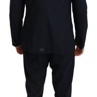 Blue Slim Fit 3 Piece MARTINI Wool Suit