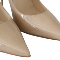 Anouk Pat 120 Nude Patent Leather Pumps