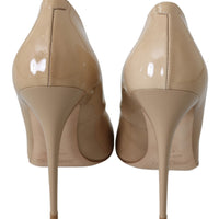 Anouk Pat 120 Nude Patent Leather Pumps