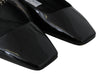 Mahdis Flat Black Patent Flat Shoes