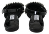Mahdis Flat Black Patent Flat Shoes