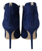 Blaize 100 Pop Blue Leather Boots