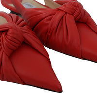 Annabell Flat Nap Chilli Leather Flat Shoes