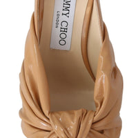 Annabell 85 Caramel Leather Pumps