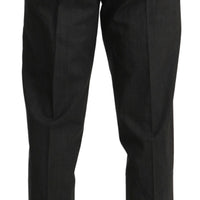 Gray Formal Dress Trouser Stretch Wool Pants