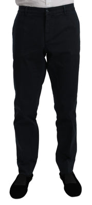 Blue Chinos Stretch Cotton Jeans Trouser