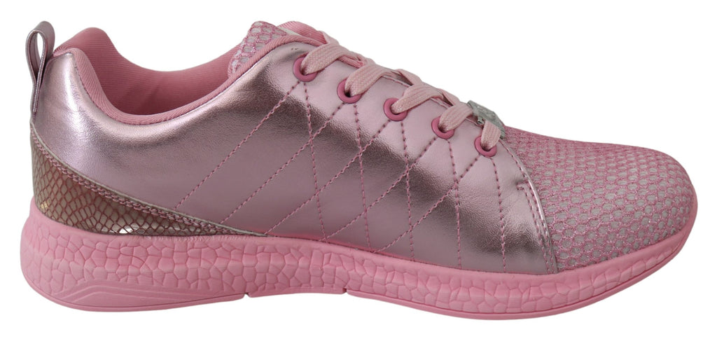 Pink Blush Polyester Runner Gisella Sneakers Shoes