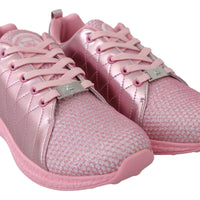 Pink Blush Polyester Runner Gisella Sneakers Shoes