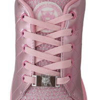 Pink Blush Polyester Runner Gisella Sneakers Shoes