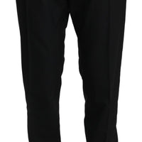 Black Formal Dress Trouser Virgin Wool Pants