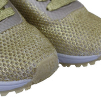 Gold Polyester Gretel Sneakers Shoes