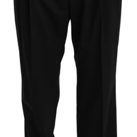 Black Formal Dress Trouser Wool Pants