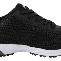 Black Polyester Gretel Sneakers Shoes