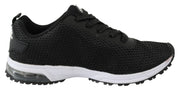 Black Polyester Gretel Sneakers Shoes