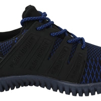Blue Indaco Polyester Runner Mason Sneakers Shoes