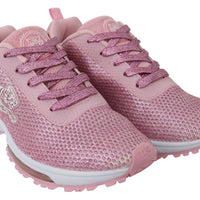 Pink Blush Polyester Gretel Sneakers Shoes