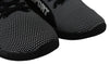 Black Polyester Runner Mason Sneakers Shoes
