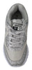 Silver Polyester Runner Jasmines Sneakers Shoes