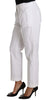 White Cotton Stretch Formal Trouser Pants