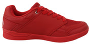 Marlboro Red Leather Lincoln Sneakers Shoes